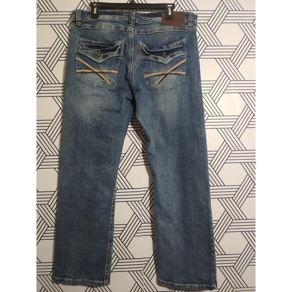 Mens TK Axel Slim Boot Jeans size 34 - Picture 2 of 4